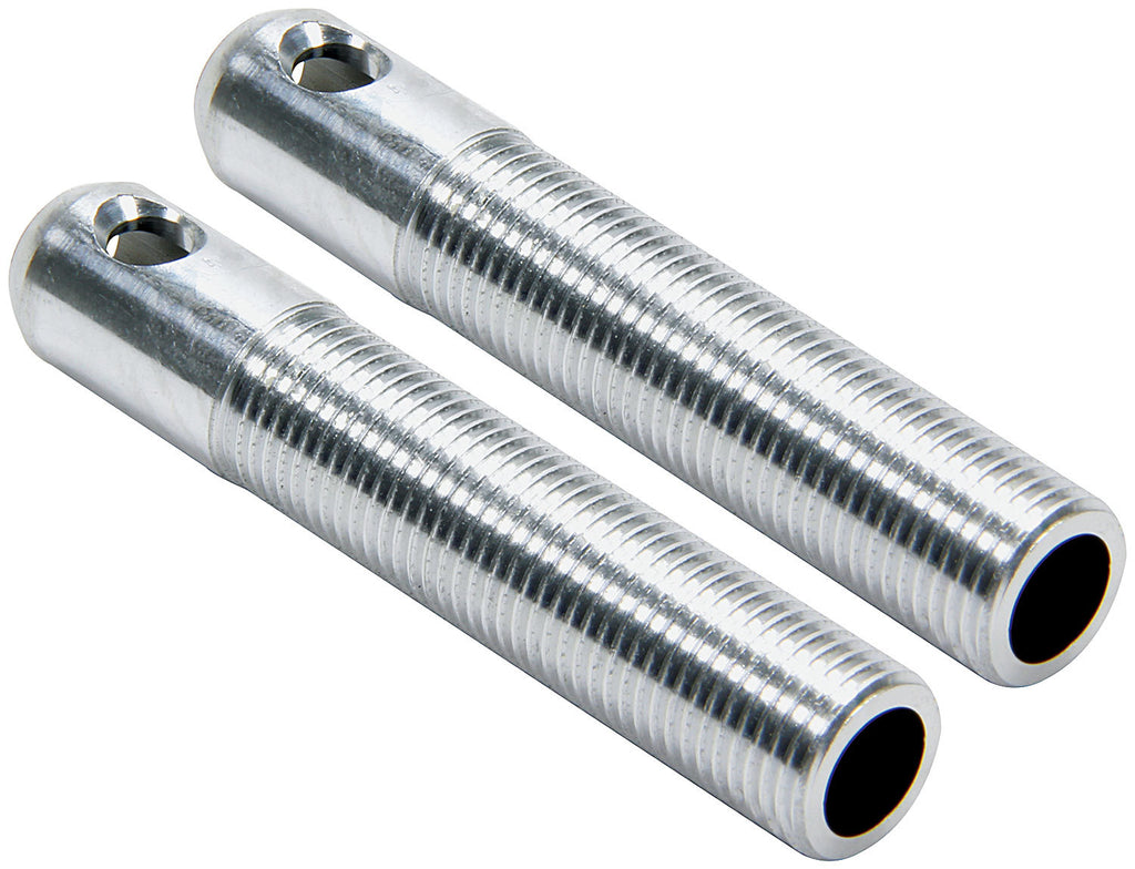 Allstar Performance L/W Aluminum Hood Pins 1/2in Silver 2pk
