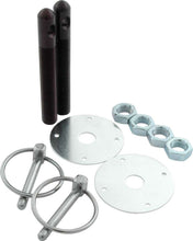Load image into Gallery viewer, Allstar Performance Alum Hood Pin Kit 1/2in with 1/4in Clips Black