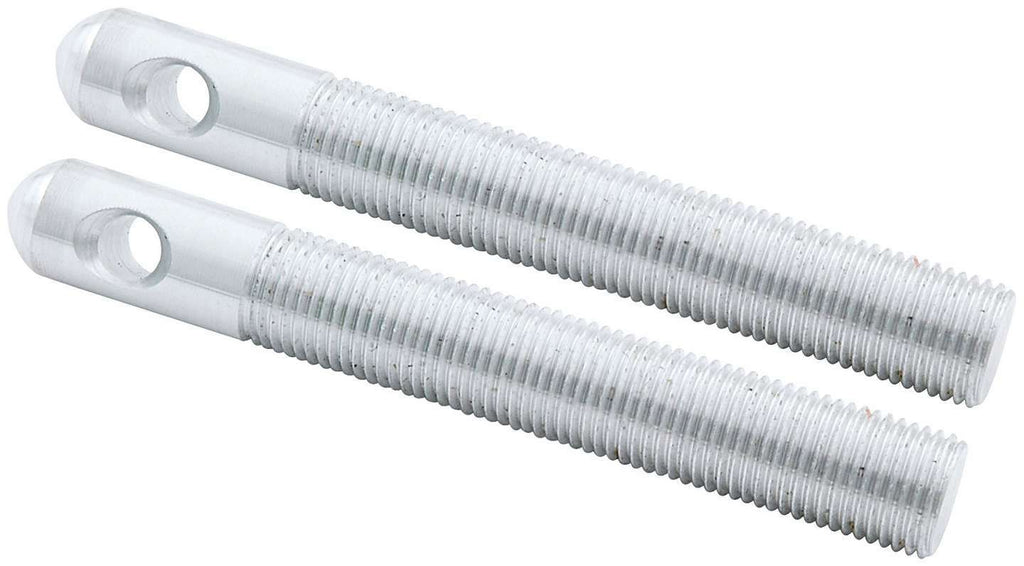 Allstar Performance Alum Hood Pins 1/2in 1/4in Holes 2pk Silver