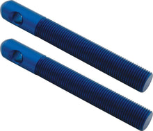 Load image into Gallery viewer, Allstar Performance Alum Hood Pins 1/2in 1/4in Holes Blue 2pk