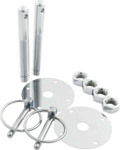 Load image into Gallery viewer, Allstar Performance Steel Hood Pin Kit w/ 1/4in Flip-Over Clips