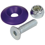 Countersunk Bolt Kit Purple 10pk - Allstar Performance ALL18687