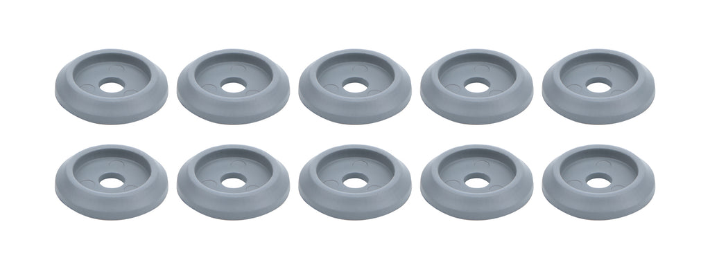 Body Bolt Washer Plastic Silver 10pk - Allstar Performance ALL18850