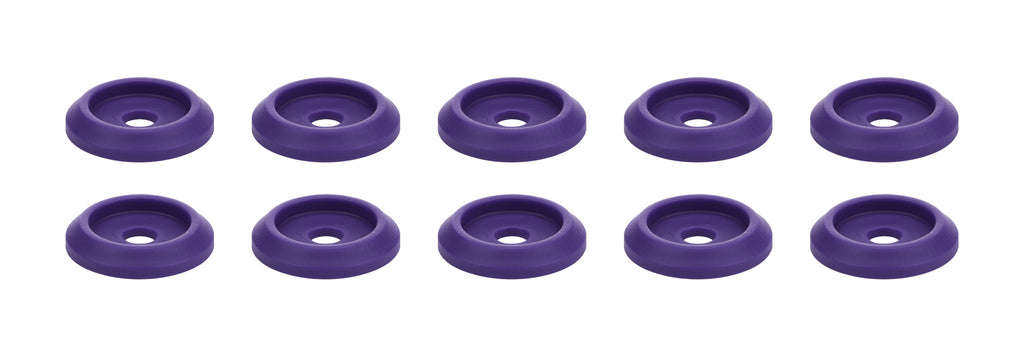 Body Bolt Washer Plastic Purple 10pk - Allstar Performance ALL18852