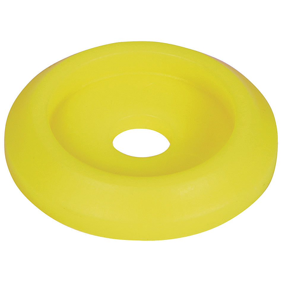 Body Bolt Washer Plastic Fluorescent Yellow 10pk - Allstar Performance ALL18853
