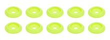 Load image into Gallery viewer, Body Bolt Washer Plastic Fluorescent Yellow 10pk - Allstar Performance ALL18853