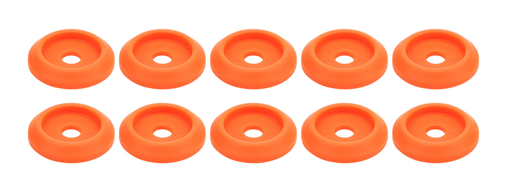 Body Bolt Washer Plastic Fluorescent Orange 10pk - Allstar Performance ALL18854
