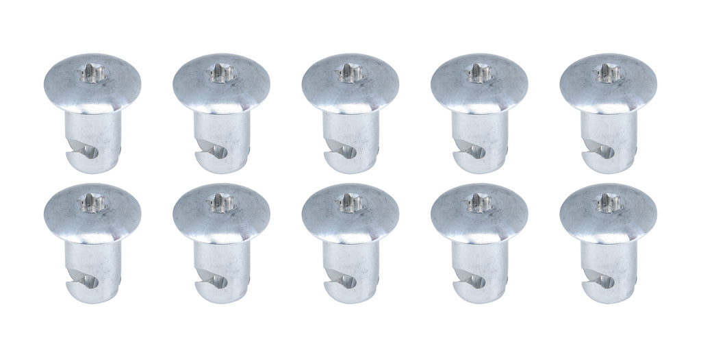 Allstar Performance Oval Hd T-30 Torx Fast. 7/16 .500in 10pk Alum