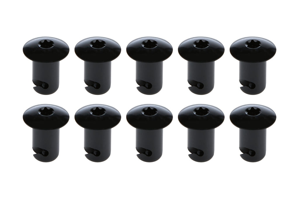 Allstar Performance Oval Hd T-30 Torx Fast. 7/16 .500in 10pk Alum Bl
