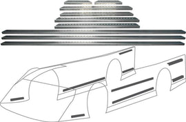 LM Alum Body Brace Kit - Allstar Performance ALL23105