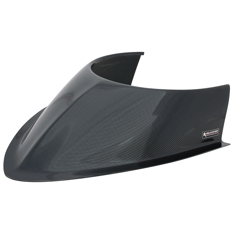 Tapered Front Hood Scoop Long 5-1/2in Curved - Allstar Performance ALL23249