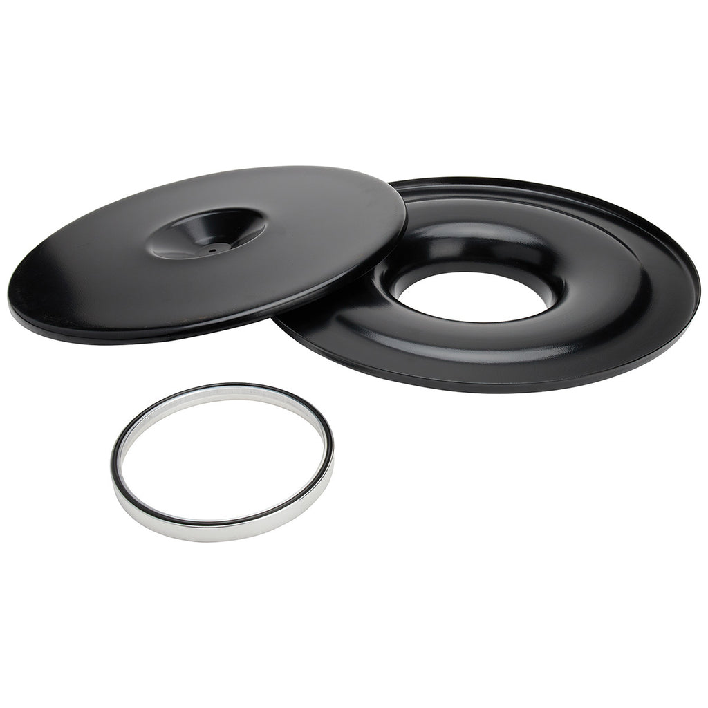 Flat 14in Air Cleaner Kit Black - Allstar Performance ALL25951