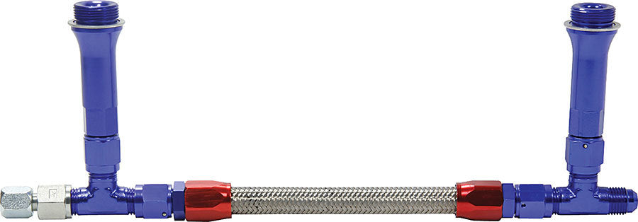 Fuel Line Kit 9-5/16in Std Holley -6AN Blue - Allstar Performance ALL26154