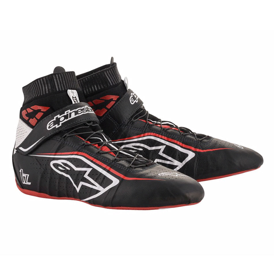 Tech 1-Z Shoe Size 9 Black / Red - alpine star 2715120-123-9