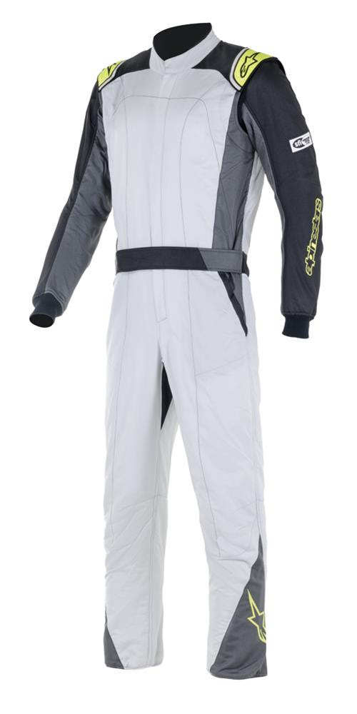 Suit Atom Silver Flu/Yel X-Small - alpine star 3352822-1950-44