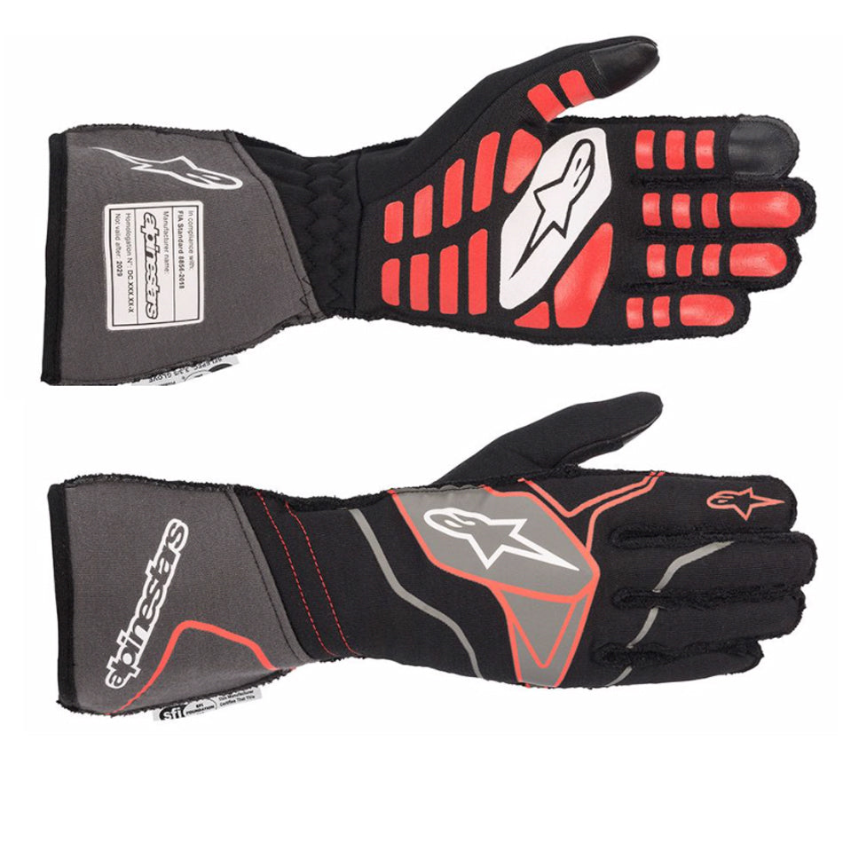 Tech-1 ZX Glove Small Black / Red - alpine star 3550320-1036-S