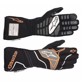 Gloves Tech 1-ZX Black / Orange 2X-Large - alpine star 3550323-156-2XL