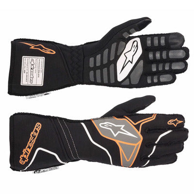 Gloves Tech 1-ZX Black / Orange Small - alpine star 3550323-156-S