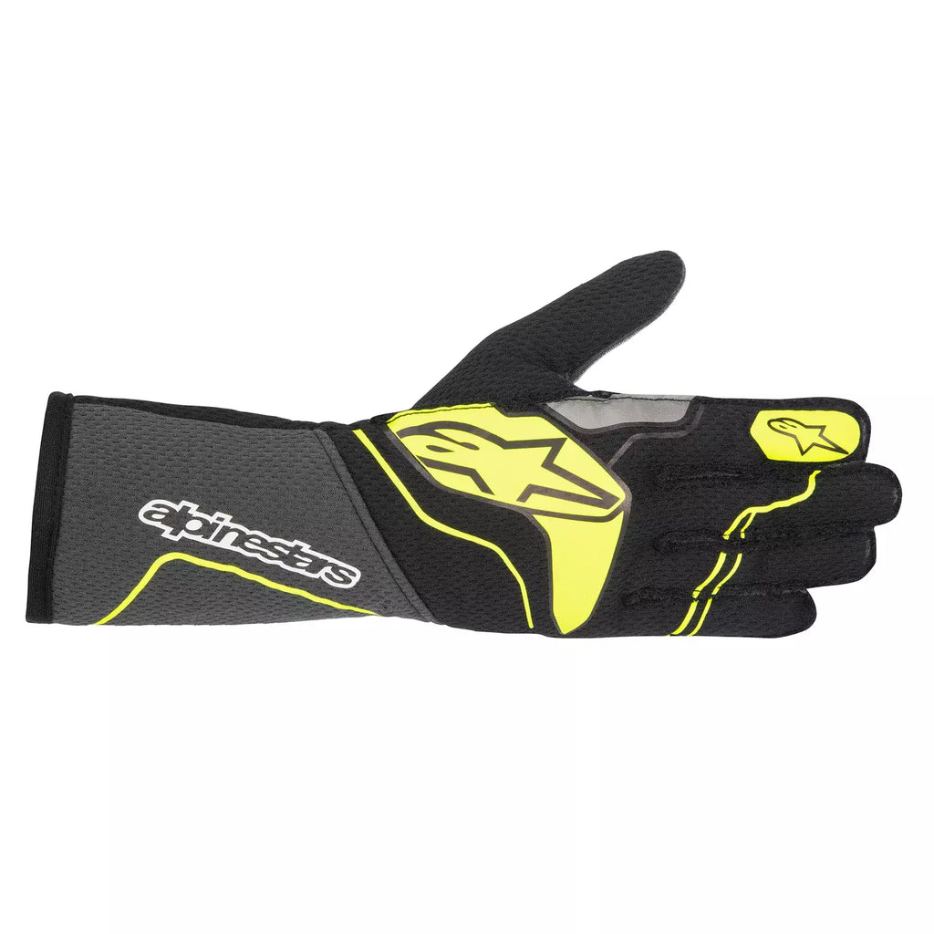Gloves Tech 1-ZX Gray / Yellow Large - alpine star 3550323-9151-L