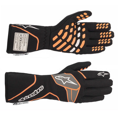 Glove Tech-1 Race V3 Black / Orange Small - alpine star 3551023-156-S