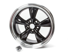 Load image into Gallery viewer, American Racing 18x8 Torq Thrust M Wheel Gloss Black Machined Lip