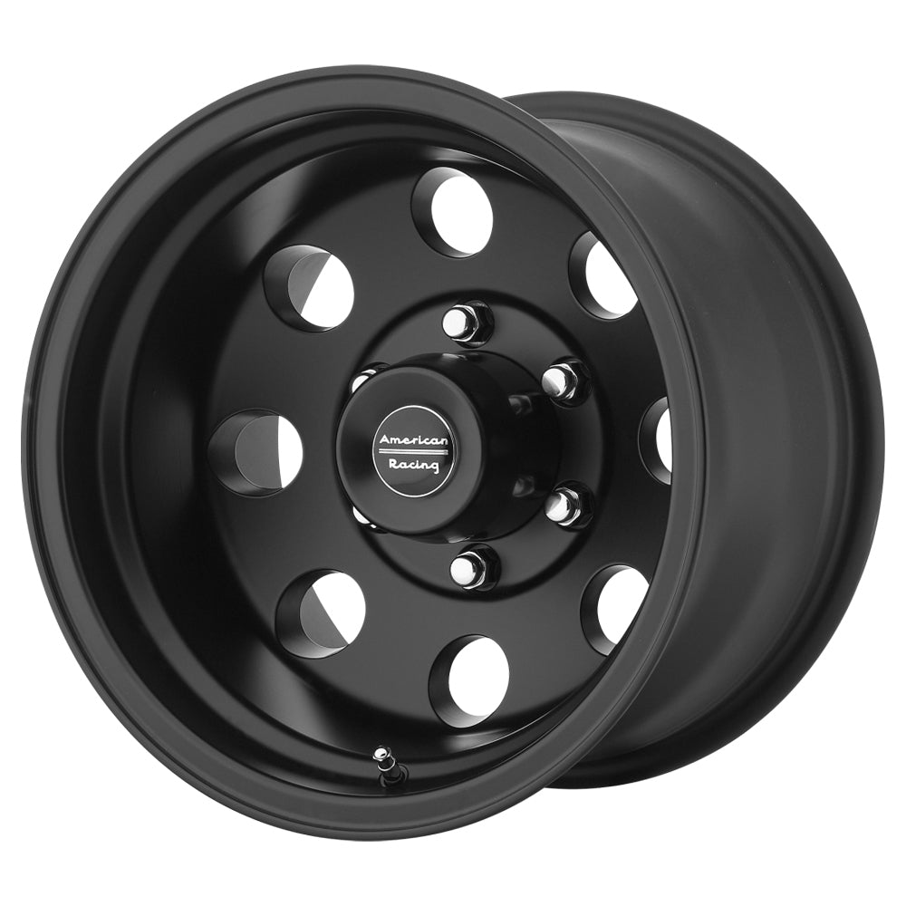 American Racing 17x8 Baja 6x139.70 BC Satin Black