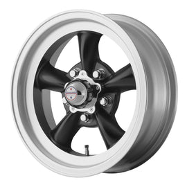 American Racing TORQ THRUST D 14x6 5x120 .65 SATIN  BLACK W/ MACH