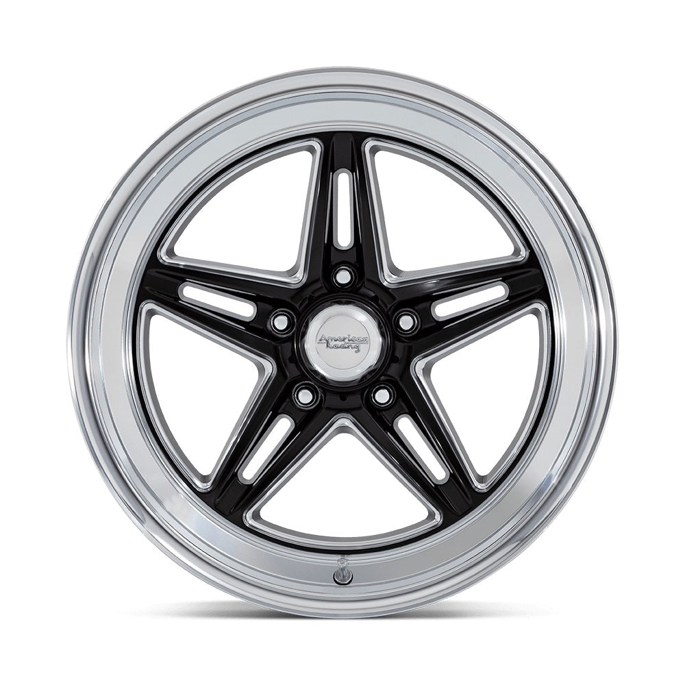 American Racing 18x10 Goove Wheel 5x4.5 Bolt Circle Gloss Black