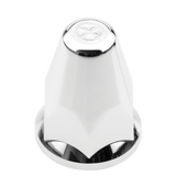 ATX FLAT TOP 2.5'' LUG COVER CHROME - ATX Wheels AO190001