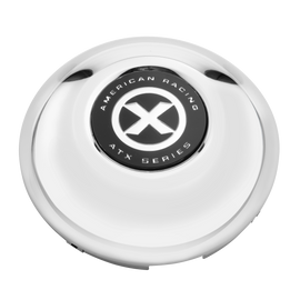ATX FRONT SNAP IN 4 TAB CAP CHROME