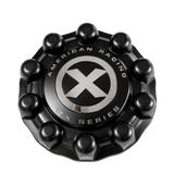 ATX FULL FRONT SNAP ON  CAP COVER BLACK - ATX Wheels AO1900401B