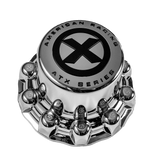 ATX FULL REAR SNAP ON  CAP COVER CHROME - ATX Wheels AO1900402