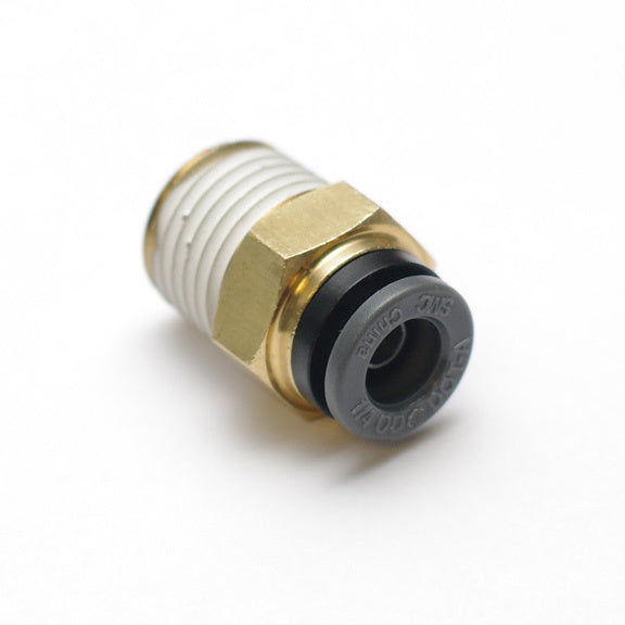 Ridetech Airline Fitting, Straight. 1/4" NPT to 1/4" Airline.