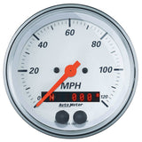 3-3/8 Speedometer 120MPH GPS Arctic White Series - AutoMeter 1349