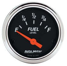 Load image into Gallery viewer, 2-1/16 D/B Fuel Level Gauge 0-90 Ohms - AutoMeter 1422