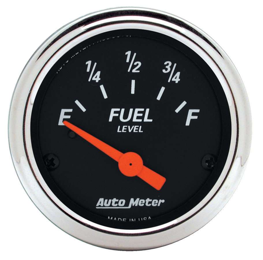 2-1/16 D/B Fuel Level Gauge 0-90 Ohms - AutoMeter 1422