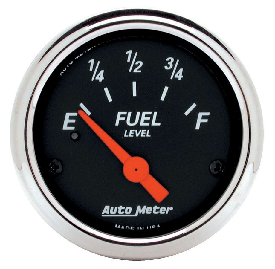2-1/16 D/B Fuel Level Gauge - 240-33 Ohms - AutoMeter 1424
