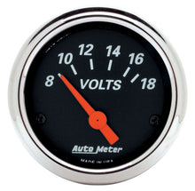 Load image into Gallery viewer, 2-1/16 D/B Voltmeter Gauge 8-18 - AutoMeter 1483