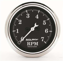 Load image into Gallery viewer, Gauge Tachometer 2 1/16i n 7k RPM In-Dash Black B - AutoMeter 1797