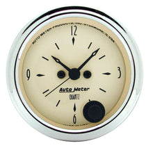 Load image into Gallery viewer, 2-1/16in A/B 12-Volt Clock - AutoMeter 1885