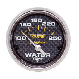 2-1/16 Water Temp Gauge 100-250F C/F Marine - AutoMeter 200762-40