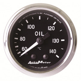 2-1/16in Cobra Series Oil Temp Gauge - AutoMeter 201008