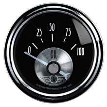 Load image into Gallery viewer, 2-1/16 B/D Oil Pressure Gauge 0-100psi - AutoMeter 2028