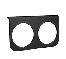 Load image into Gallery viewer, AutoMeter GAUGE MOUNTING PANEL; DUAL; 2-1/16in.; BLACK; ALUMINUM