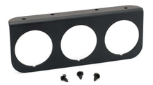 Load image into Gallery viewer, AutoMeter GAUGE MOUNTING PANEL; TRIPLE; 2-1/16in.; BLACK; ALUMINUM