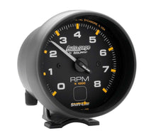 Load image into Gallery viewer, AutoMeter GAUGE; TACH; 3 3/4in.; 8K RPM; PEDESTAL W/SHIFT LIGHT; BLK DIAL BLK CASE; AG