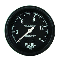 Load image into Gallery viewer, 0-15 Fuel Pressure A/Gag - AutoMeter 2311