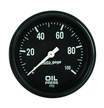 Load image into Gallery viewer, 0-100 Oil Pressure A/Gag - AutoMeter 2312
