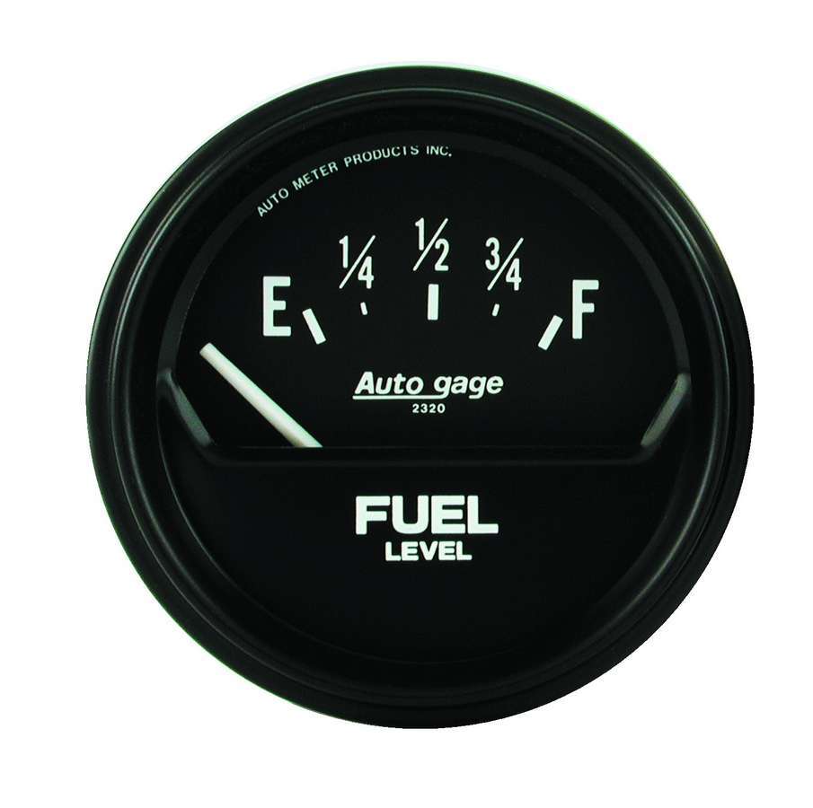 AutoMeter GAUGE; FUEL LEVEL; 2 5/8in.; 0OE TO 90OF; ELEC; BLACK; AUTOGAGE