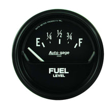 Load image into Gallery viewer, AutoMeter GAUGE; FUEL LEVEL; 2 5/8in.; 0OE TO 90OF; ELEC; BLACK; AUTOGAGE